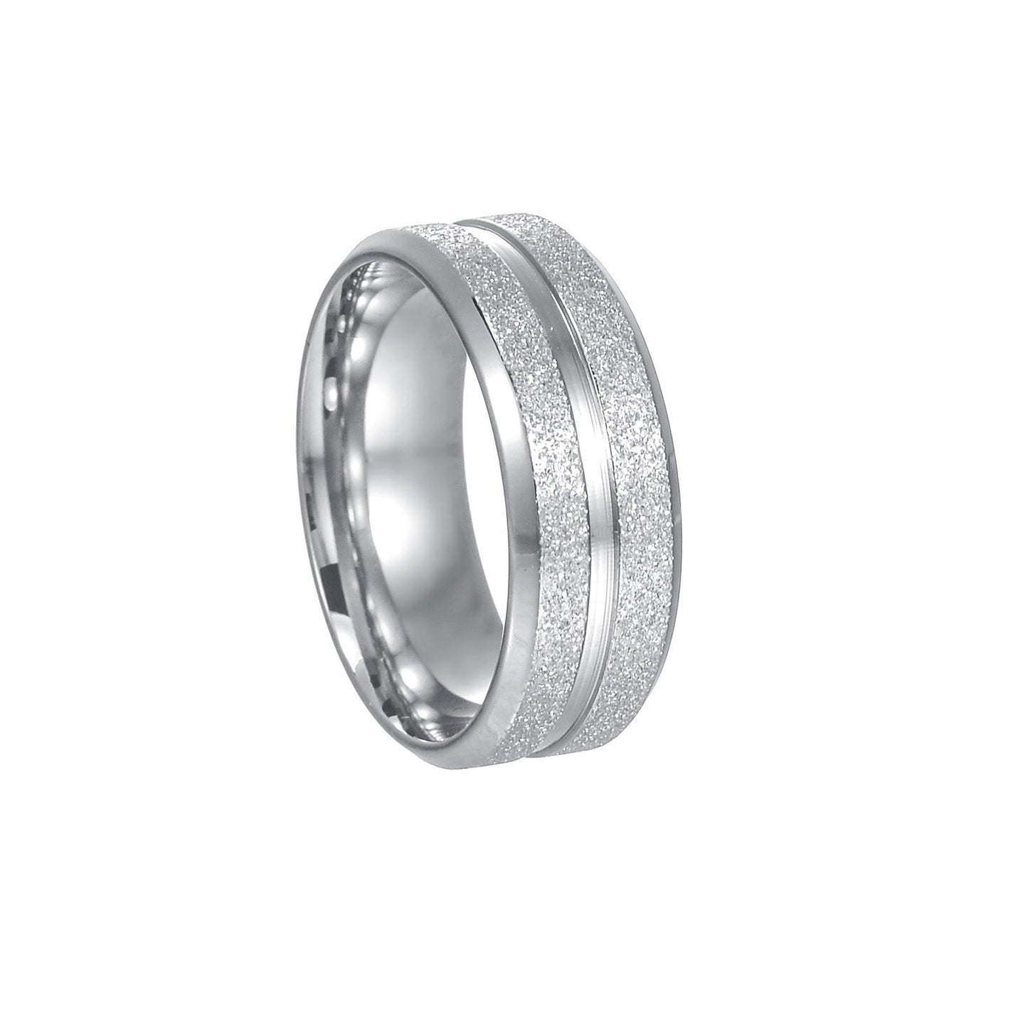 8mm Gold Plated Stainless Steel Ring – Euro-American Style Brand: aeac
