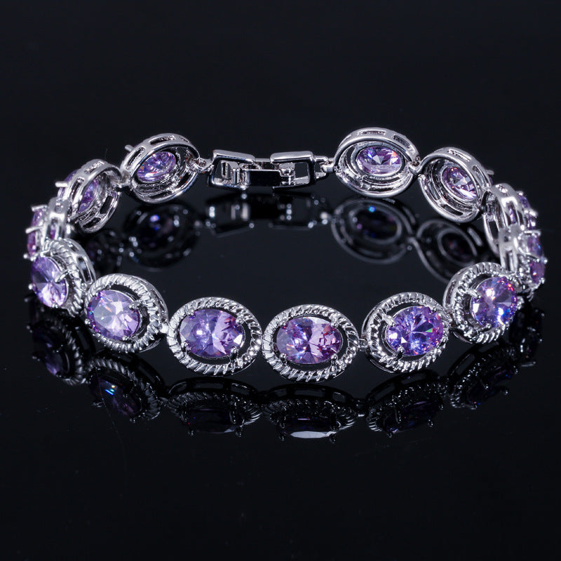 Micro Set Accessory Zircon Bracelet Fashion Classic Brand: aeac