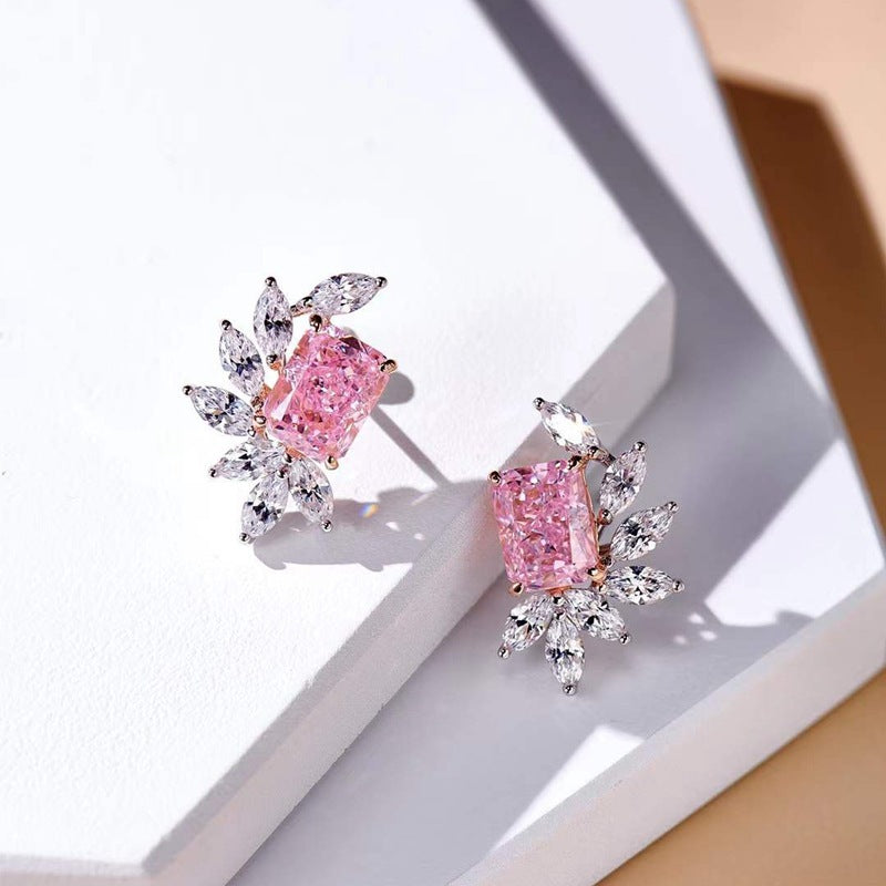 Citrine Tourmaline Socialite Style Stud Earrings Brand: aeac