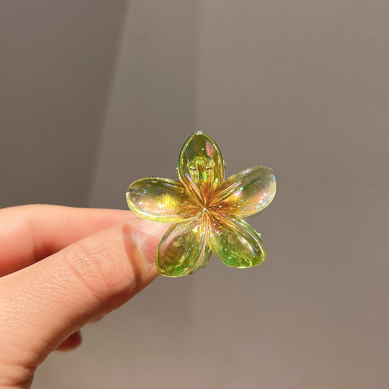 Plating Color Transparent Egg Bauhinia Barrettes Women's Brand: aeac