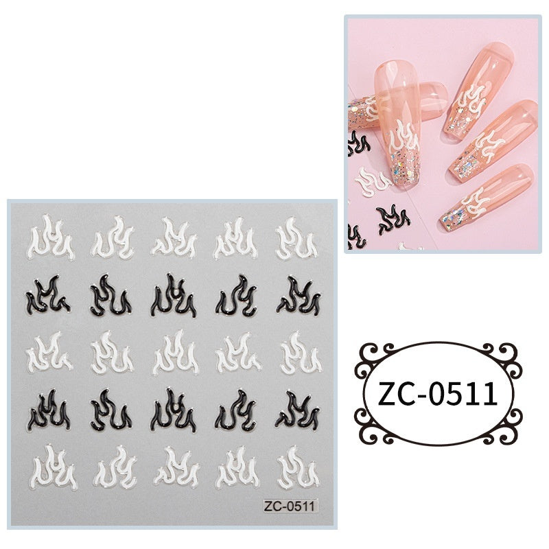 Creative Stickers Cute 3D Jelly Soft-Plastic Embossed Decals Brand: aeac
