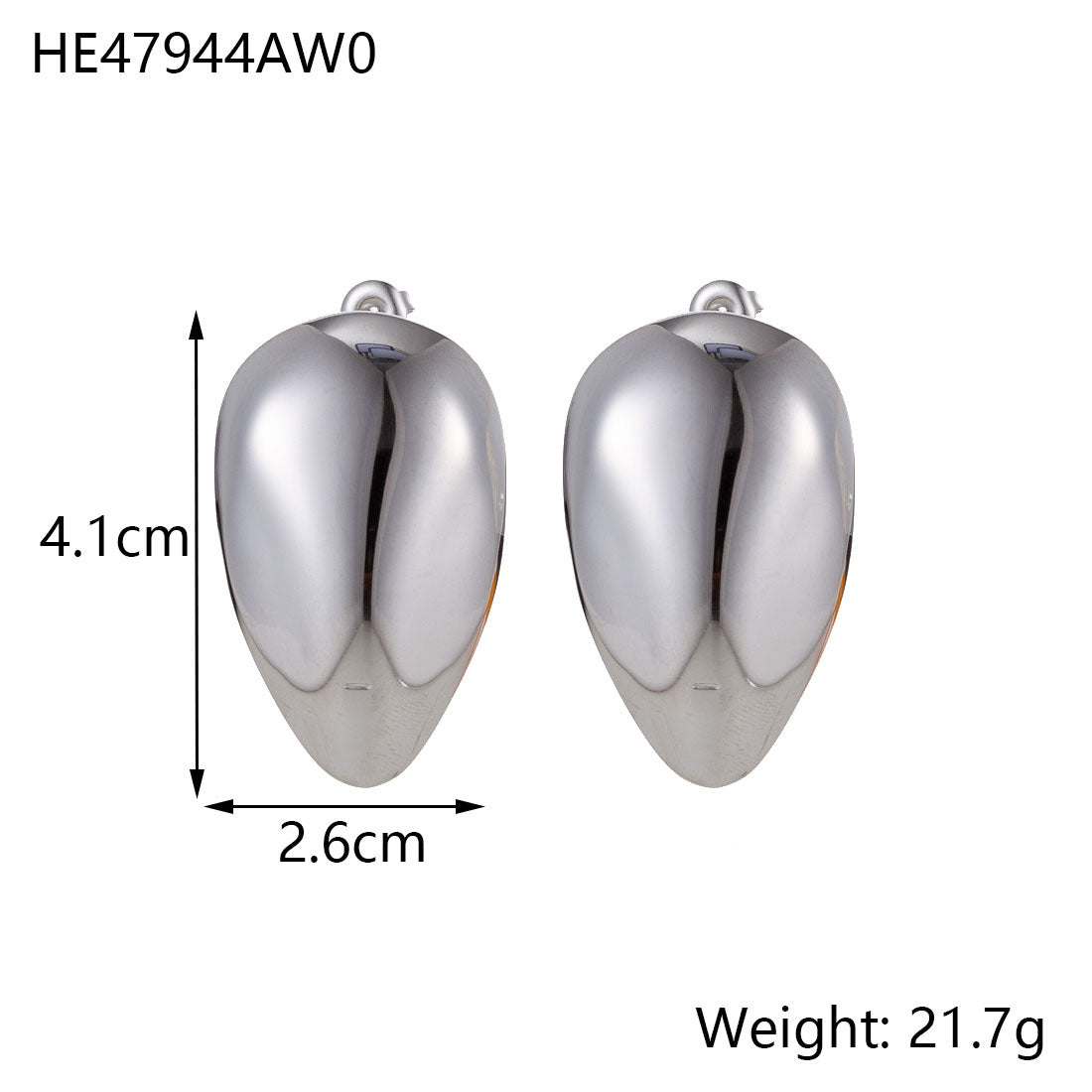 Minimalist Titanium Steel Ear Studs Triangle Oval Geometric Stainless Steel Oil Pressure Ins Style Brand: aeac