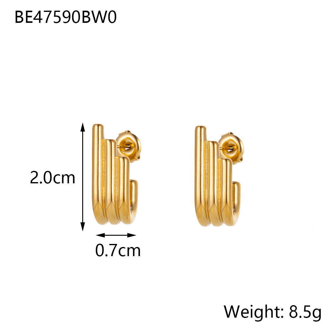 Minimalist Titanium Steel Ear Studs Triangle Oval Geometric Stainless Steel Oil Pressure Ins Style Brand: aeac