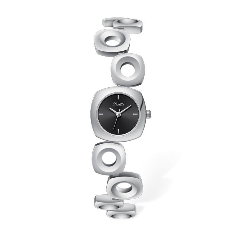Women's Irregular Hollow-out Gold Fashion Good-looking Bracelet Watch Brand: aeac
