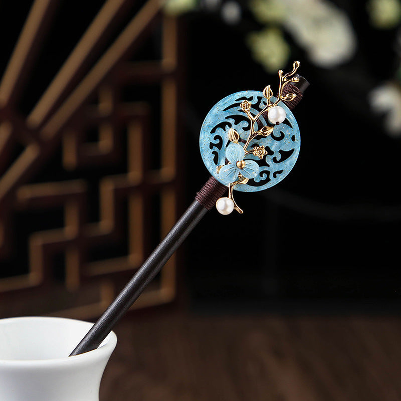 Ebony Hairpin Cheongsam Hanfu Tassel Brand: aeac