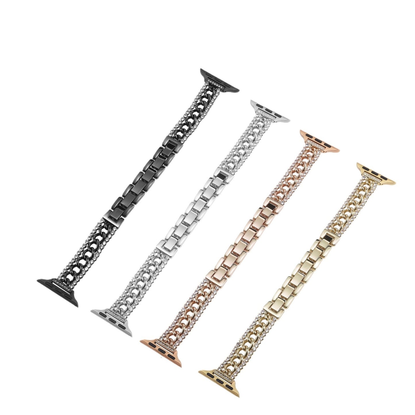 Chain Bilateral Diamond Bracelet Strap Brand: aeac