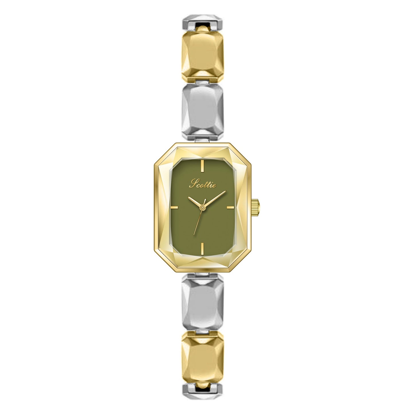 Bracelet Watch Cut Square Women's Small Square Watch Brand: aeac