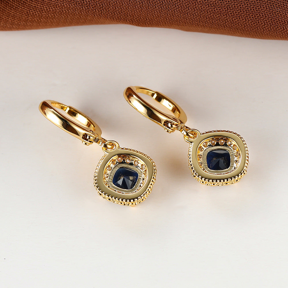 White Diamond Rhombus Fashion Personalized Ear Clips Women Brand: aeac