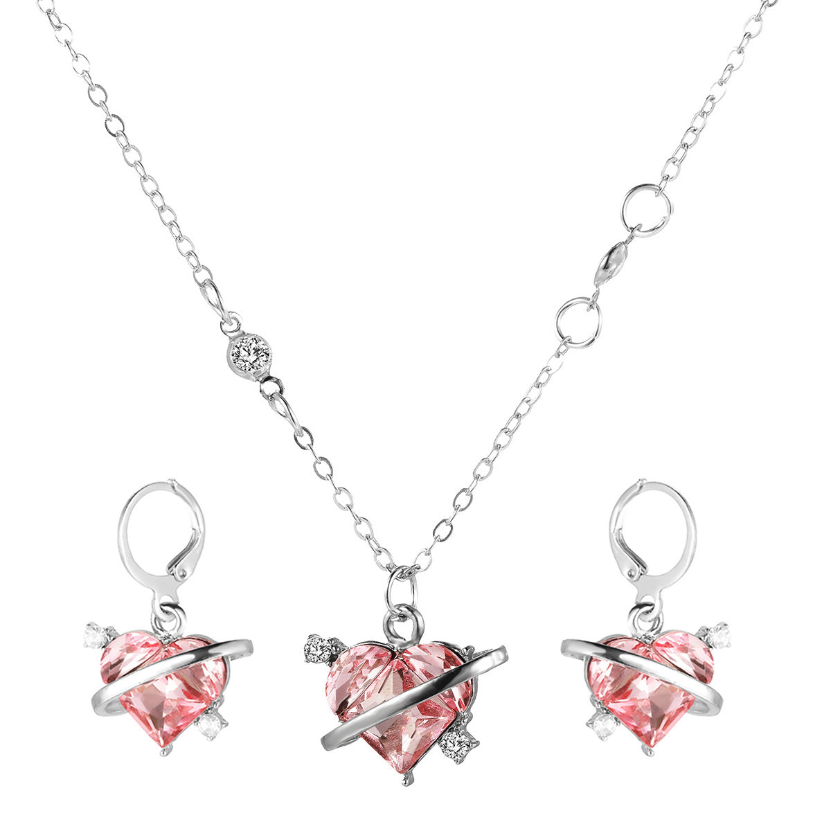 Pendant Necklace Earrings Jewelry Suit Brand: aeac