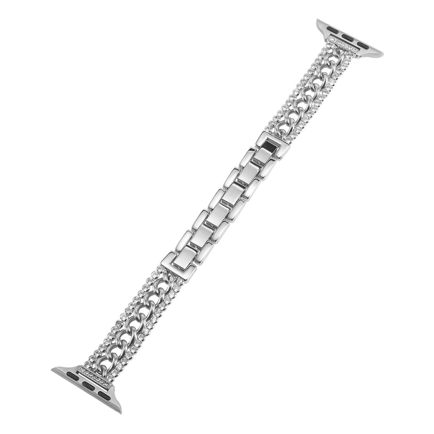 Chain Bilateral Diamond Bracelet Strap Brand: aeac
