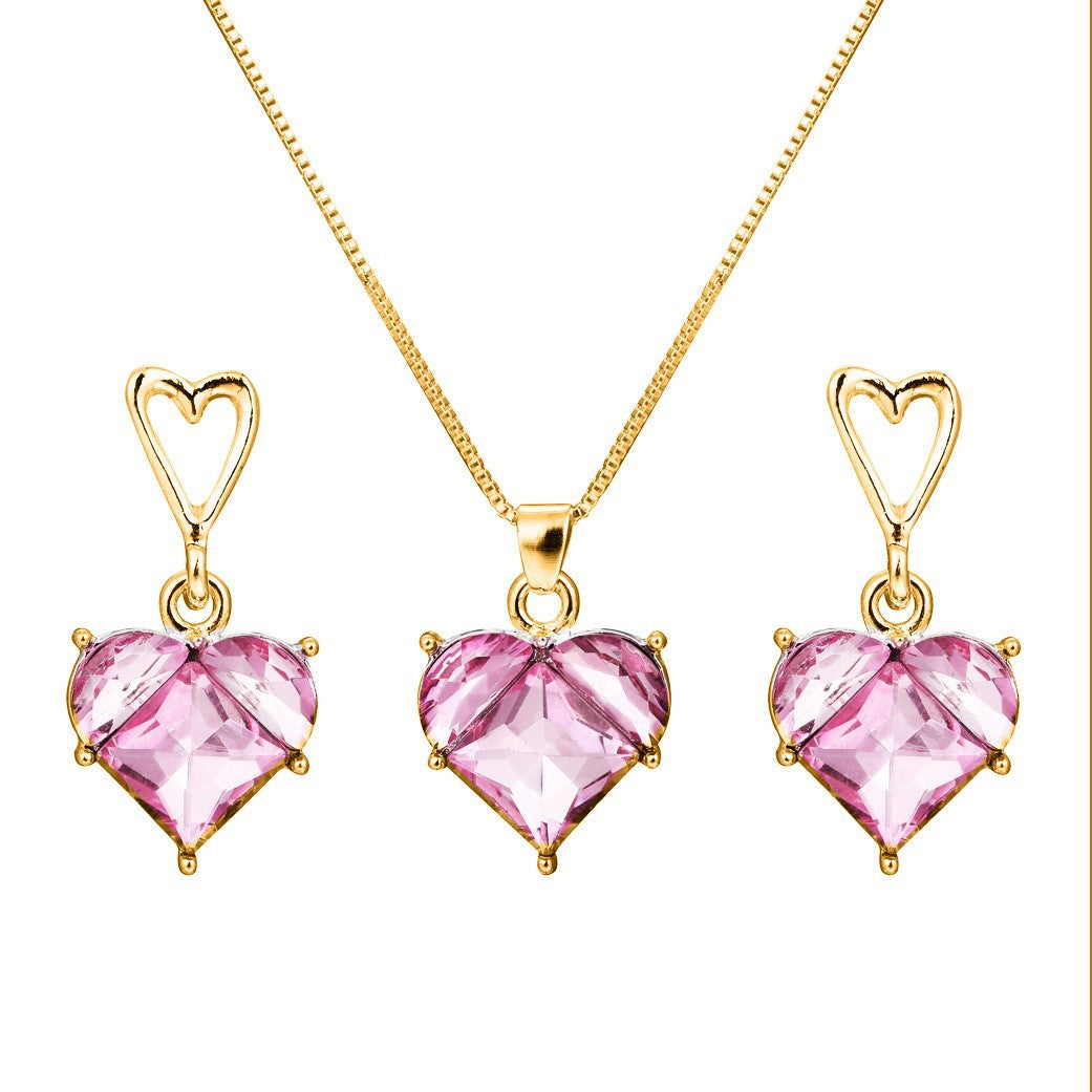 Pendant Necklace Earrings Jewelry Suit Brand: aeac