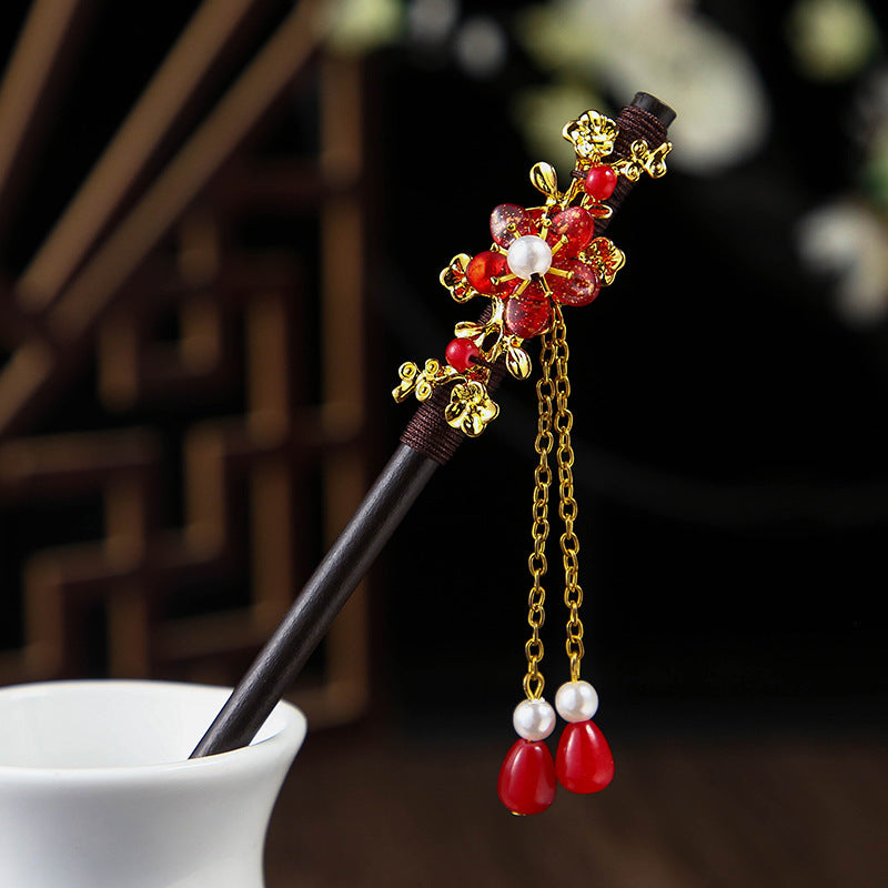 Ebony Hairpin Cheongsam Hanfu Tassel Brand: aeac