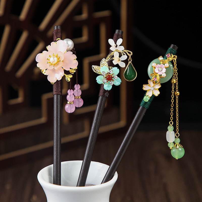 Ebony Hairpin Cheongsam Hanfu Tassel Brand: aeac