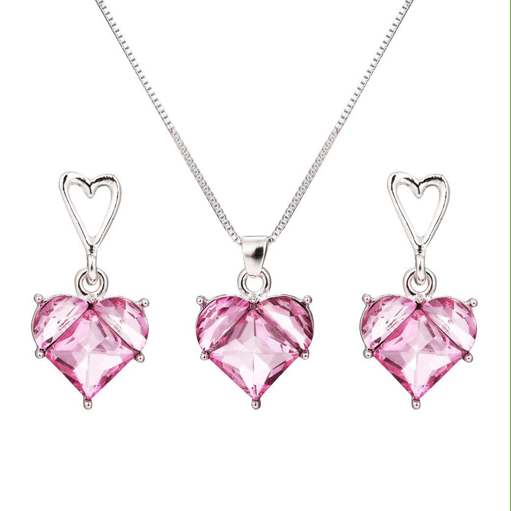 Pendant Necklace Earrings Jewelry Suit Brand: aeac