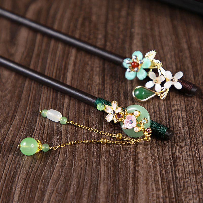 Ebony Hairpin Cheongsam Hanfu Tassel Brand: aeac