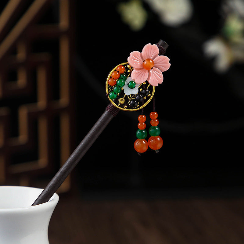 Ebony Hairpin Cheongsam Hanfu Tassel Brand: aeac