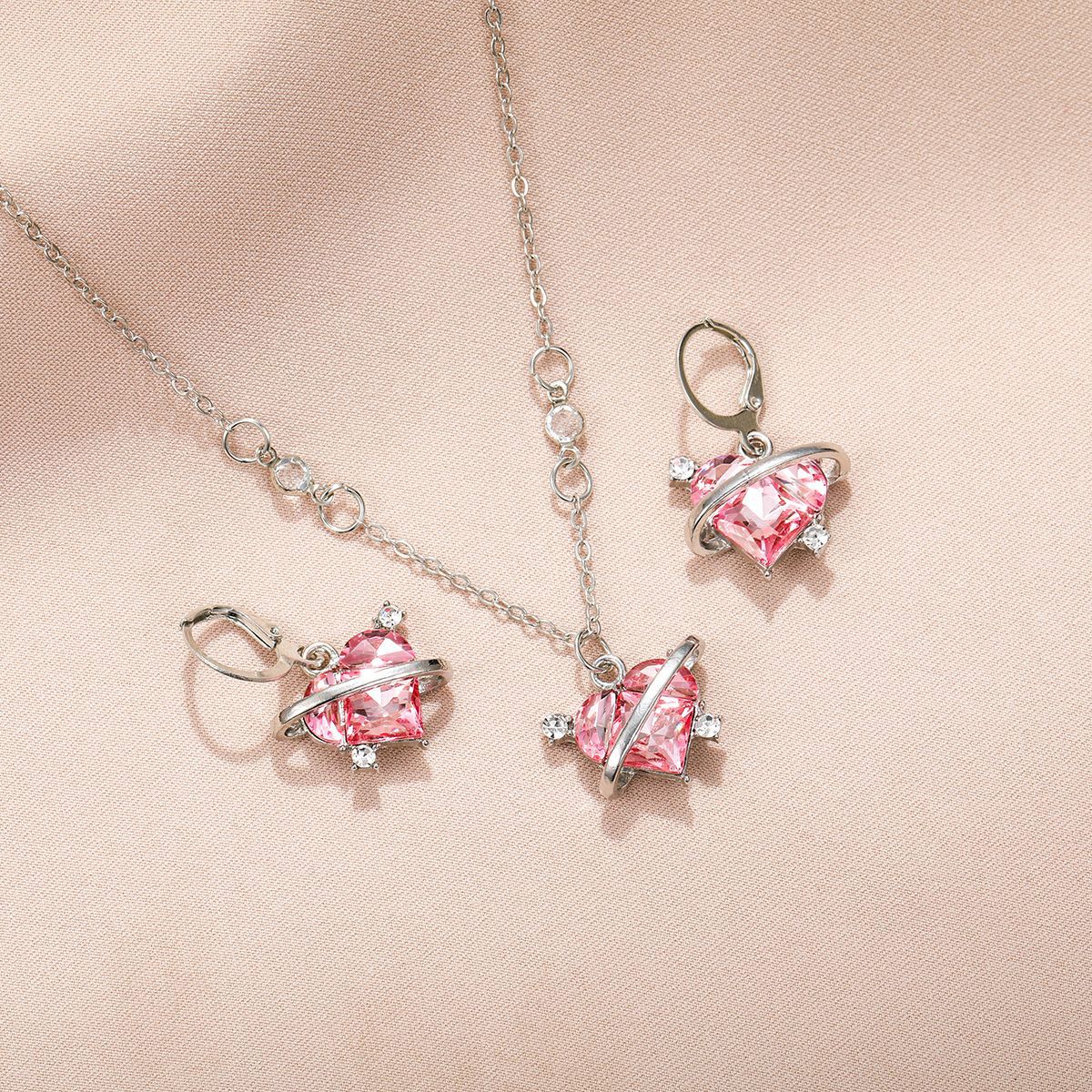 Pendant Necklace Earrings Jewelry Suit Brand: aeac
