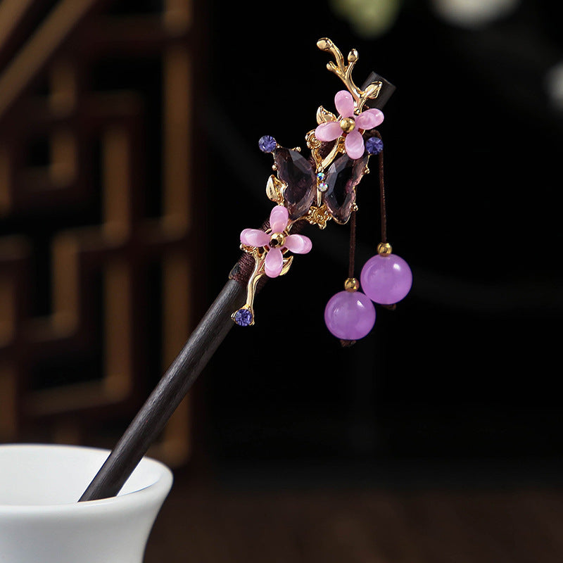 Ebony Hairpin Cheongsam Hanfu Tassel Brand: aeac