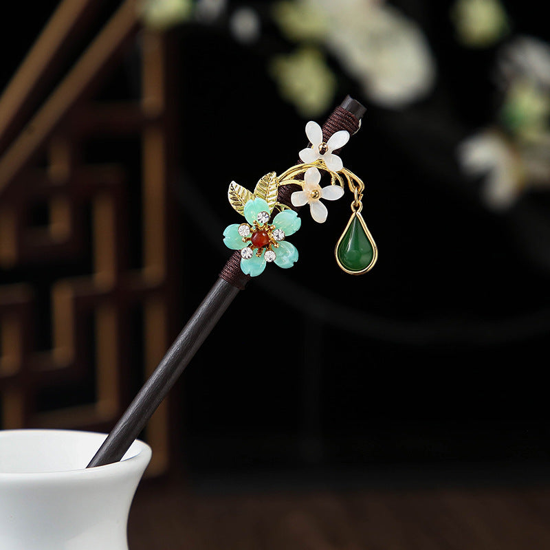 Ebony Hairpin Cheongsam Hanfu Tassel Brand: aeac
