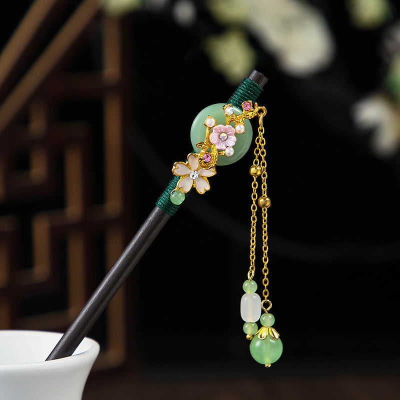Ebony Hairpin Cheongsam Hanfu Tassel Brand: aeac