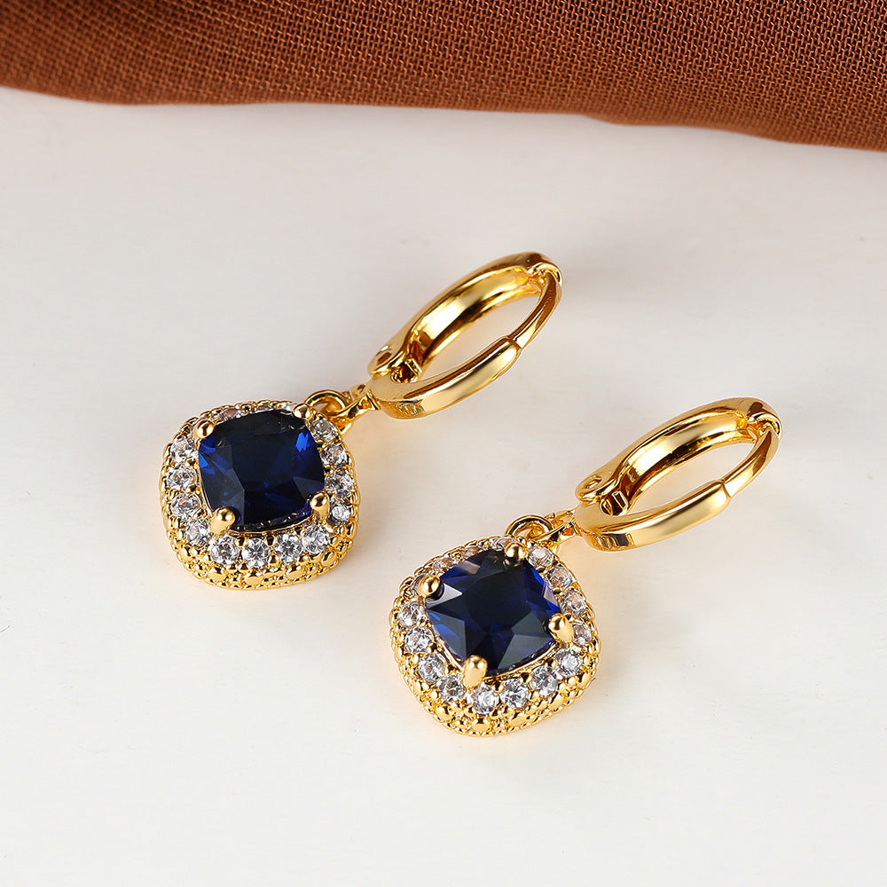White Diamond Rhombus Fashion Personalized Ear Clips Women Brand: aeac