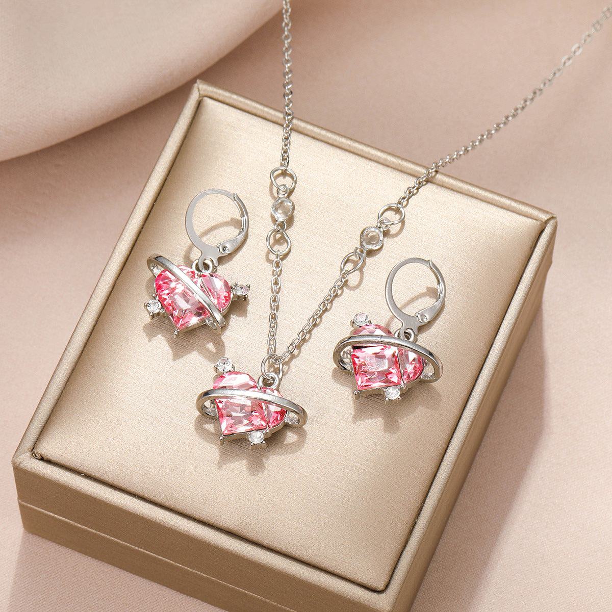 Pendant Necklace Earrings Jewelry Suit Brand: aeac