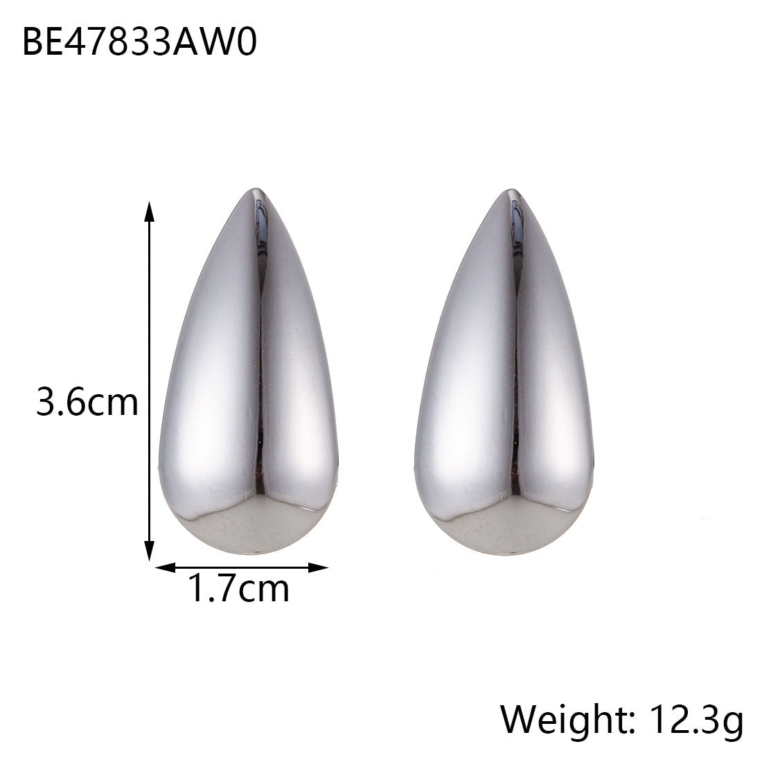 Minimalist Titanium Steel Ear Studs Triangle Oval Geometric Stainless Steel Oil Pressure Ins Style Brand: aeac