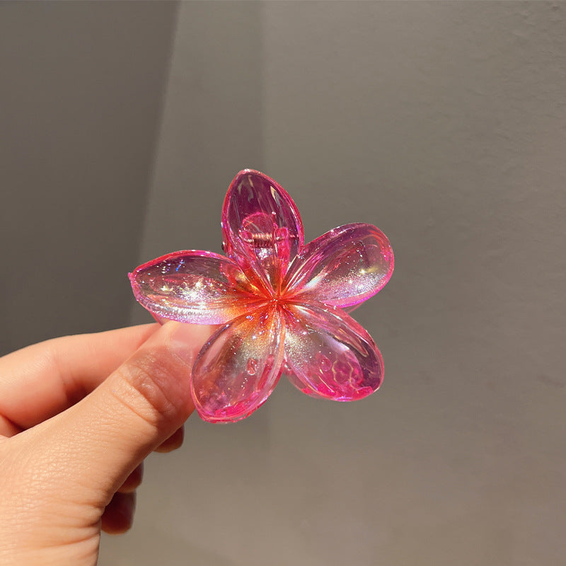 Plating Color Transparent Egg Bauhinia Barrettes Women's Brand: aeac