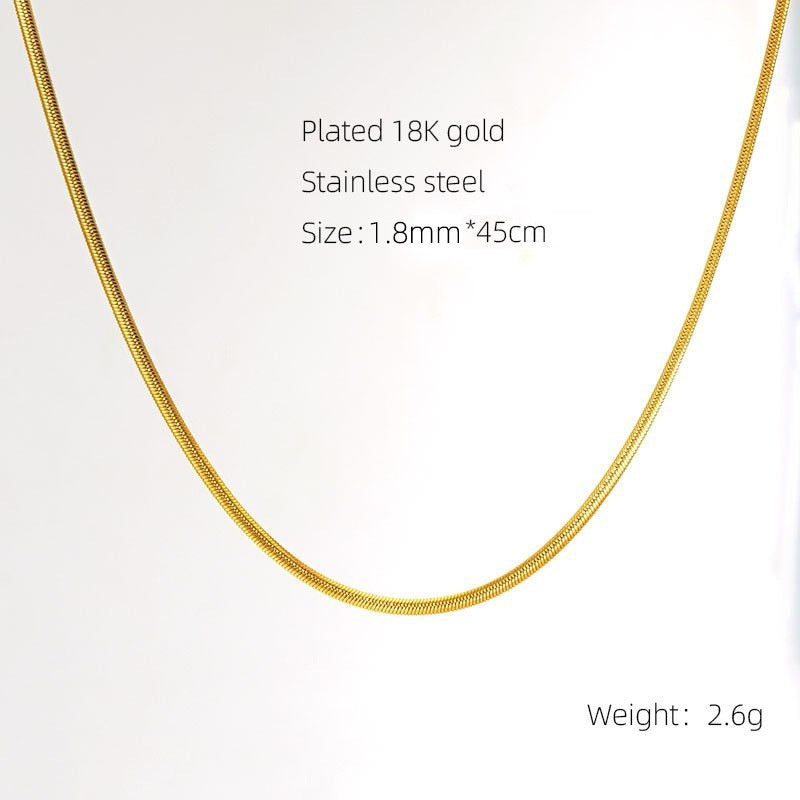 Finished Chain S Chain Clip Bead Necklace Jewelry Necklace Brand: aeac