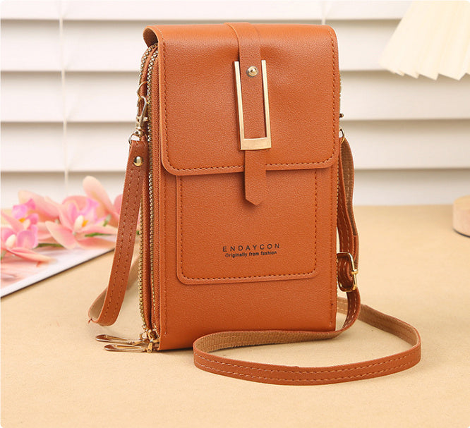 Women's Crossbody Shoulder Bag Transparent Multifunctional Touch Screen Phone Bag Brand: aeac