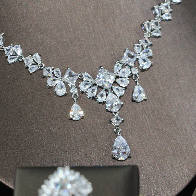 Women's Fashion Personalized Zircon Ornament Suit Brand: aeac
