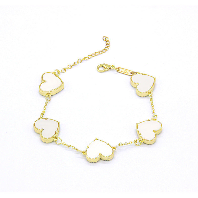 Double Sided Butterfly Heart Bracelet – Fashion Jewelry Brand: aeac