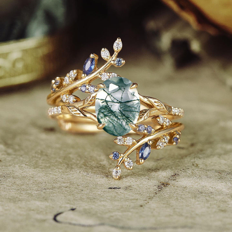 Creative Design Of Copper Color Zircon Ring Brand: aeac