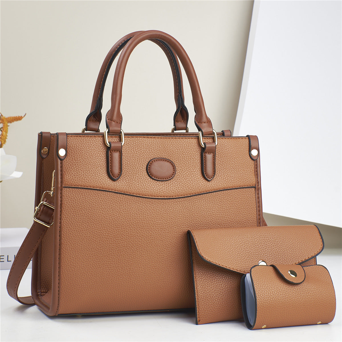 Stylish Three-Piece Shoulder Bag Set For Women Mother-and-Child Bags Brand: aeac