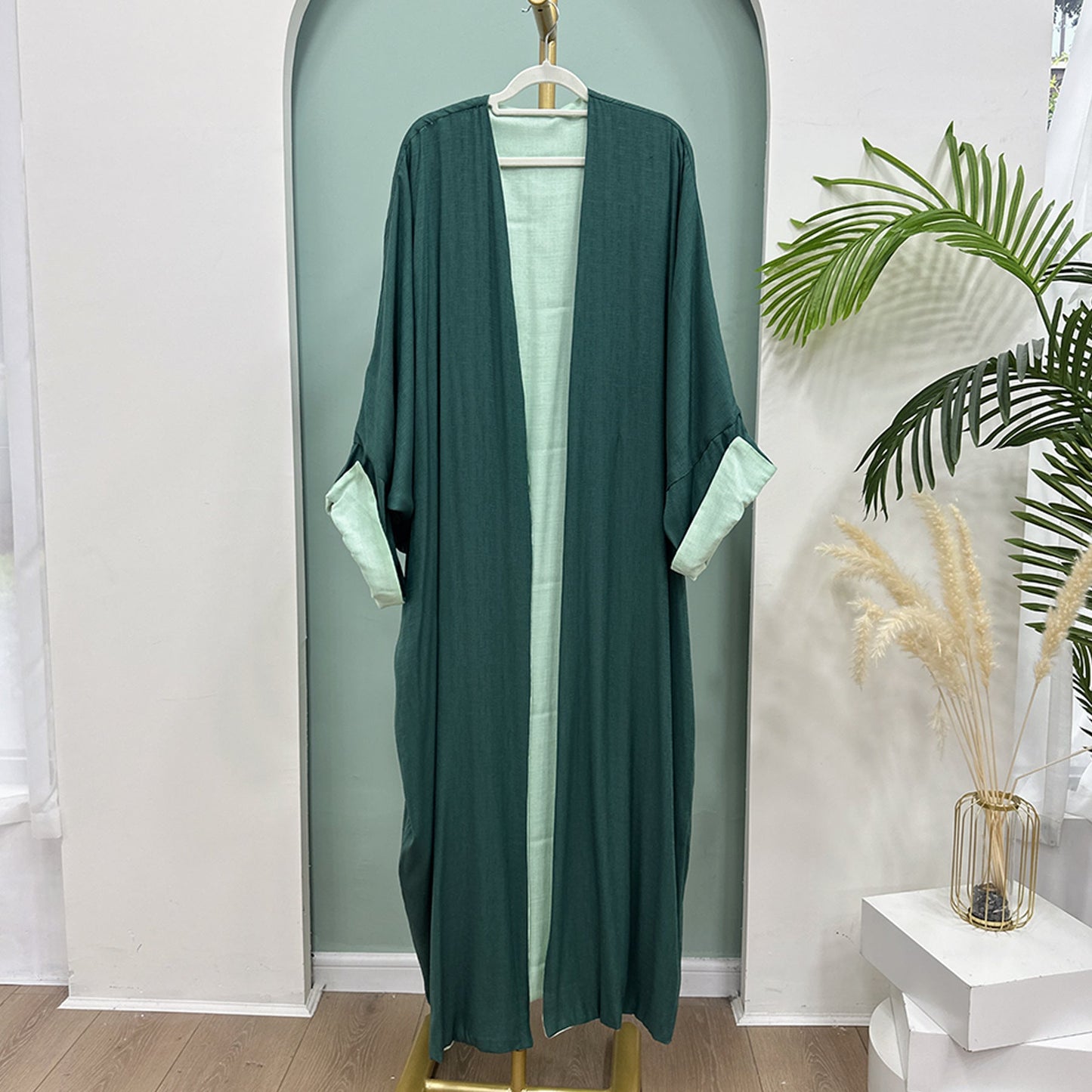 Dubai Turkey Double-sided Wearable Cardigan Robe Brand: aeac