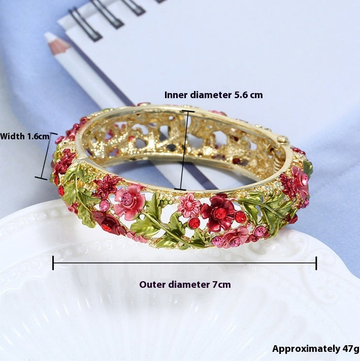Women's Korean National Style Hollow Painted Bracelet Brand: aeac