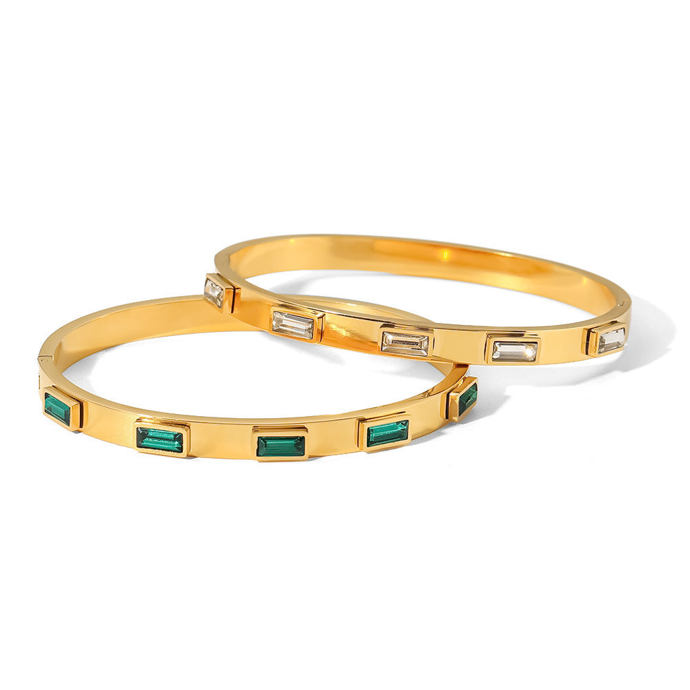 Women's Fashion Retro Titanium Steel Bracelet Brand: aeac