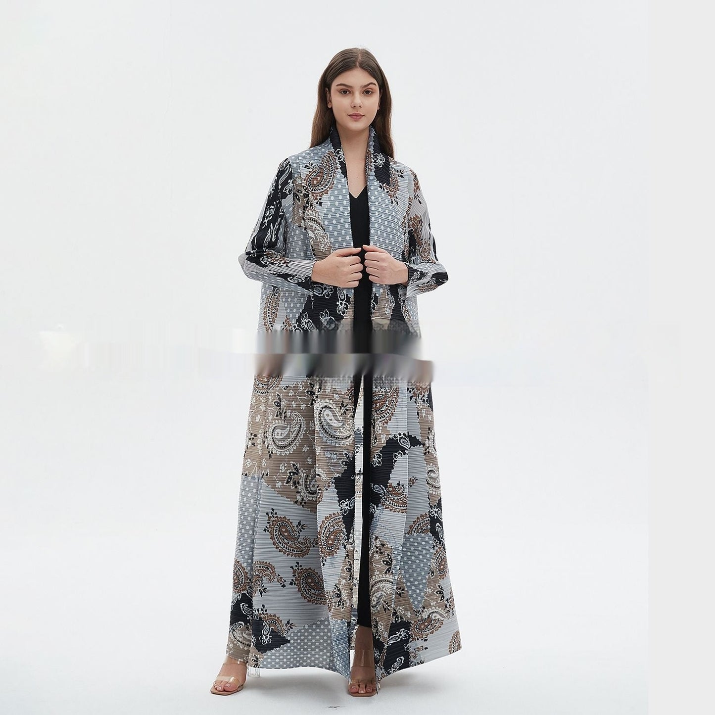 Three Small Houses Pleated Autumn All-Match Coat Jacket Brand: aeac