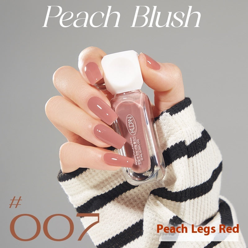 Water-based Nail Polish Peelable Quick-drying Baking-free Long-lasting Summer Macaron Popular Color Brand: aeac