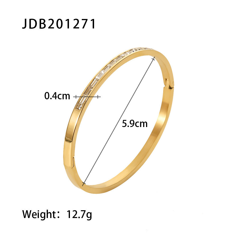 Women's Fashion Retro Titanium Steel Bracelet Brand: aeac