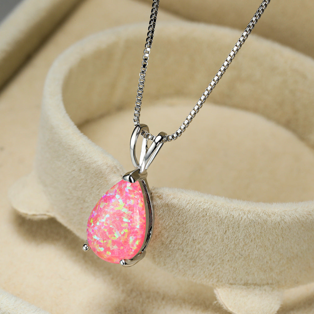 Hot Sale New Fashion Water Drop Necklace Women Brand: aeac