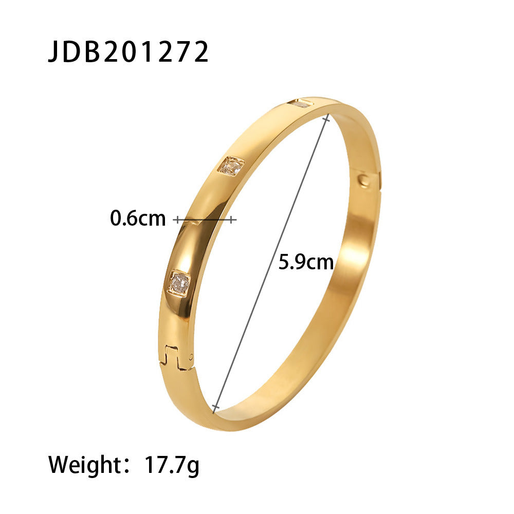 Women's Fashion Retro Titanium Steel Bracelet Brand: aeac