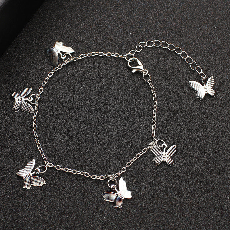 Women's Lightweight Metal Butterfly Anklet Brand: aeac