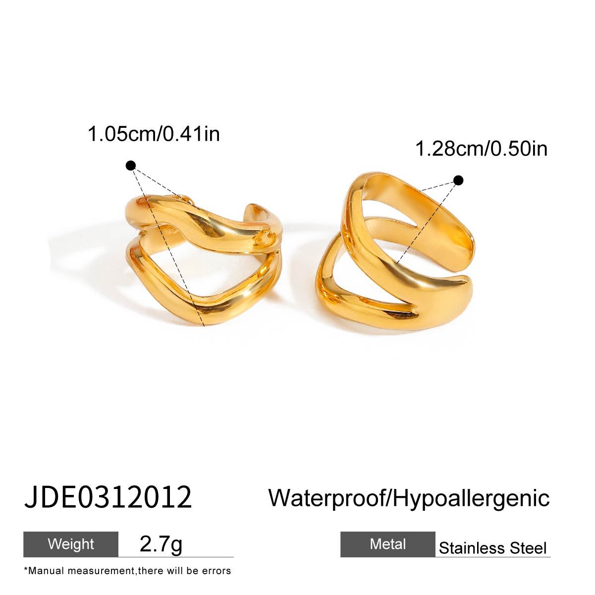 Stainless Steel Double-C Tassel Stud Earrings With A Niche Design-forward Aesthetic Brand: aeac