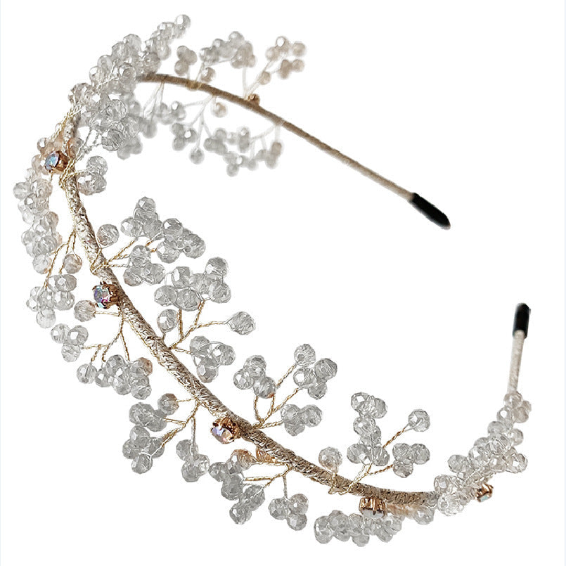 Versatile And Elegant Going Out Headdress Hair Accessories Temperament Retro Bridal Headband Brand: aeac