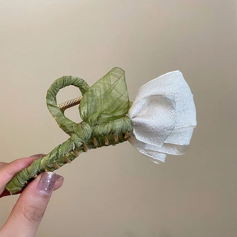 Tulip Flower Hair Clip Korean Style Sweet Back Head Brand: aeac