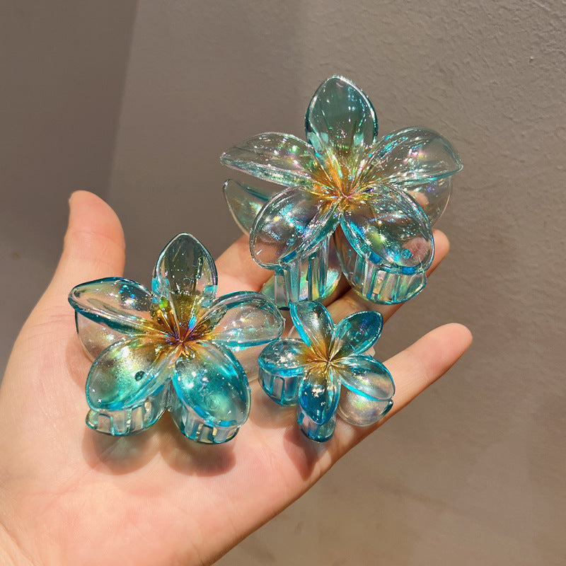 Plating Color Transparent Egg Bauhinia Barrettes Women's Brand: aeac