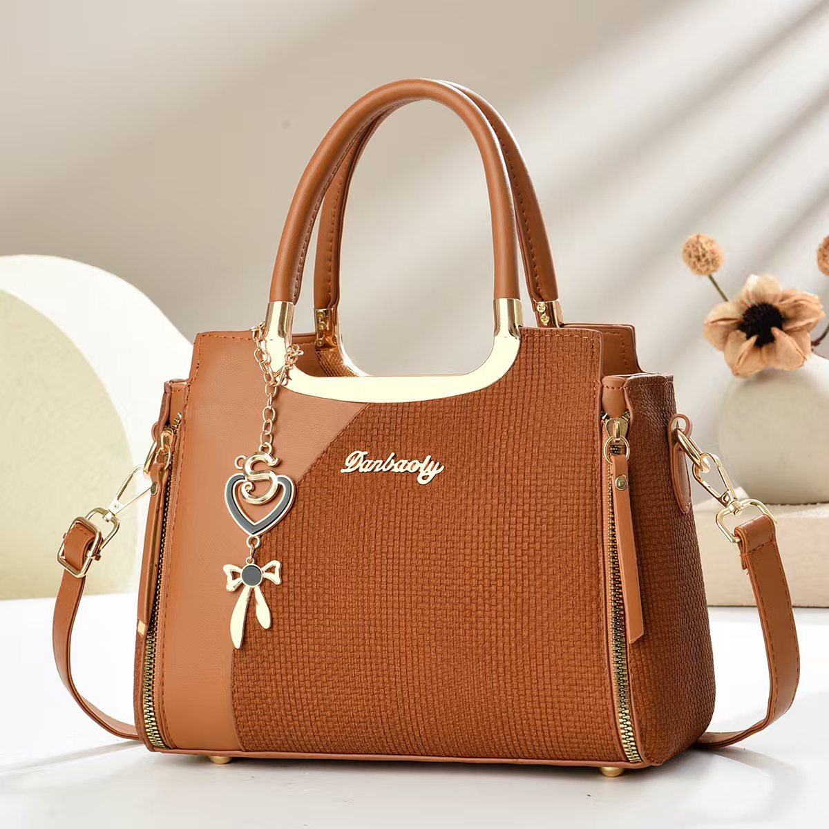 Crossbody Small Square Bag Chic Handheld Tote Shoulder Brand: aeac