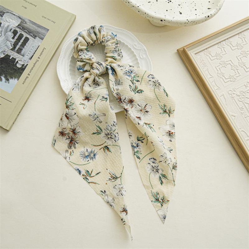 Long Women's Pinched Ponytail Ribbon Headdress Flower Brand: aeac