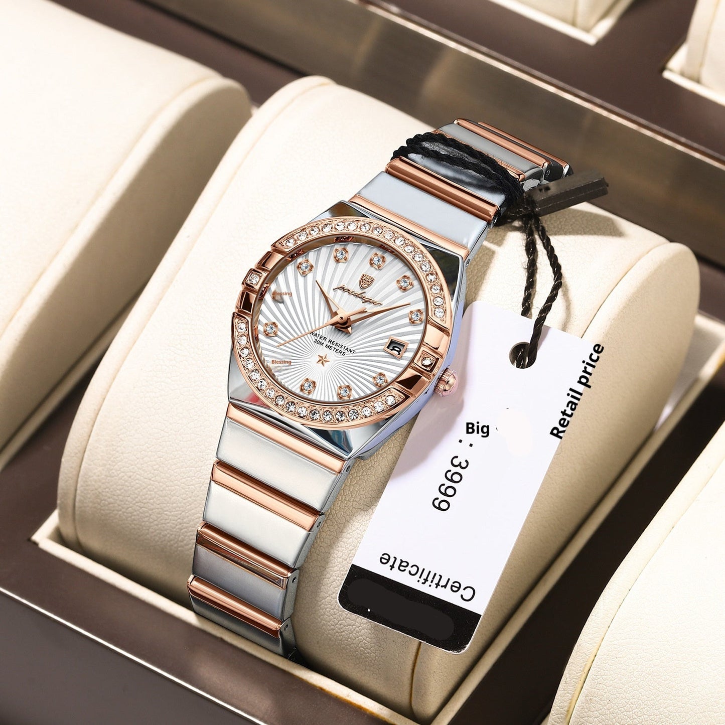Women's Waterproof Luminous Ultra-thin Watch Brand: aeac